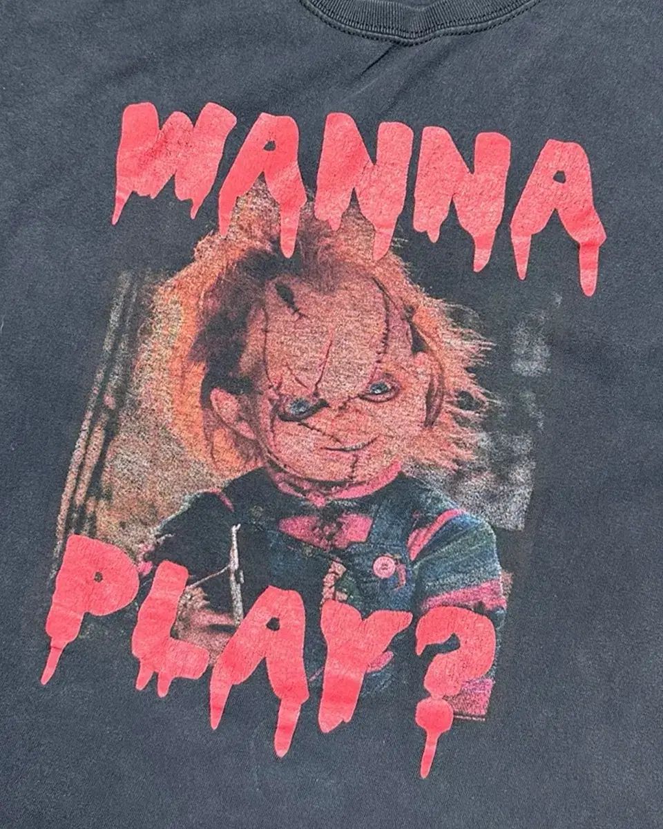 ちゃっきー様① 95 ー 100 チャッキー Chucky フェード プリント Tシャツ - メルカリ