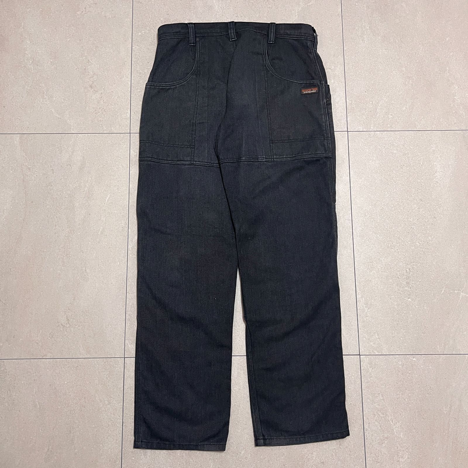 PATAGONIA アイアンフォージヘンプ キャンバス ダブルニーパンツ 黒 36