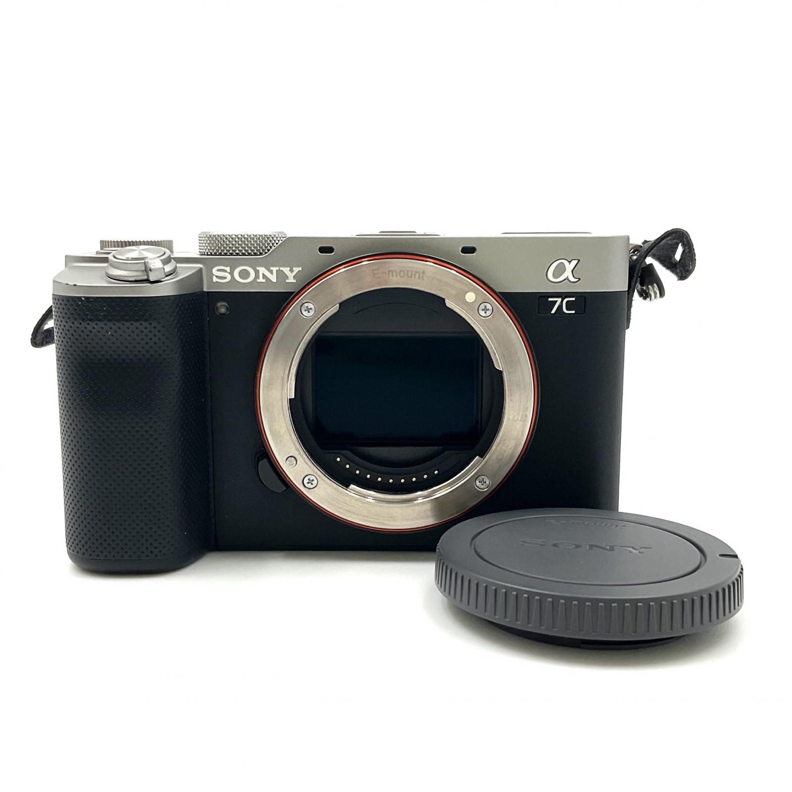 全額返金保証 最速発送 Sony デジタル一眼 α7C ILCE-7C ボディ シルバー 動作 済 シャッター7220回