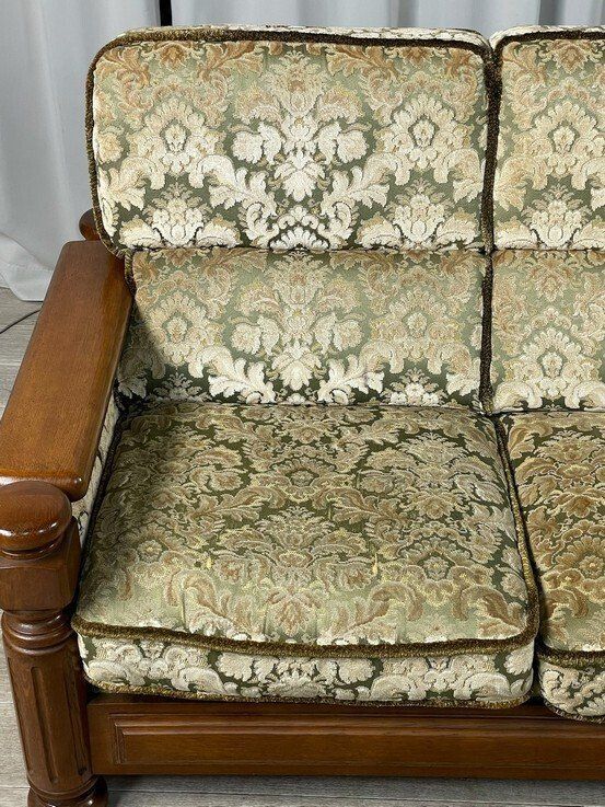 karimoku 金華山　3人掛けソファ 鋲打ち ヴィンテージ　ルイ15 karimoku 金華山 3人掛けソファ 鋲打ち ヴィンテージ ルイ15