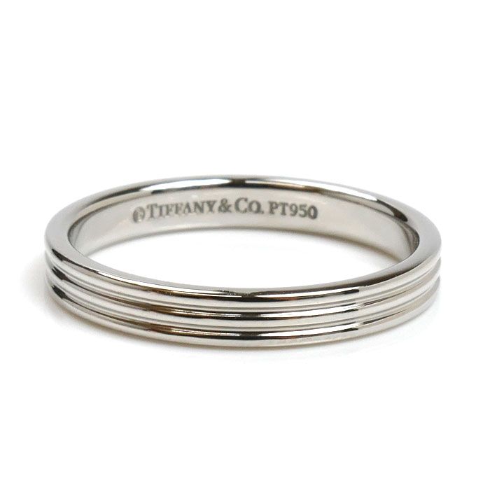TIFFANY&Co. ティファニー Pt950プラチナ 3ロウ バンドリング