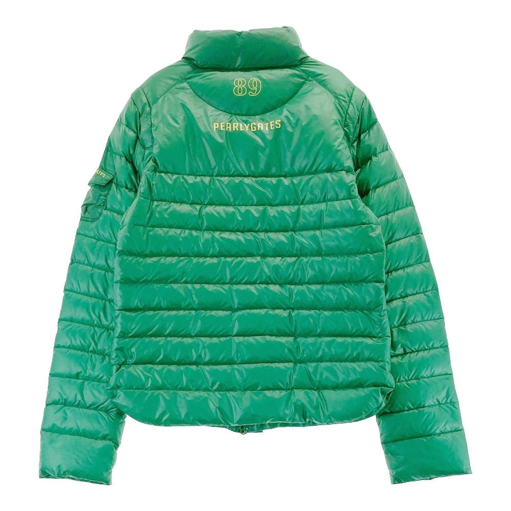新品正規店 パーリーゲイツ2wayダウンジャケットsize5(L) 収納袋付き PEARLY GATES (パーリーゲイツ) 2WAY リバーシブル ダウンジャケット ブラック サイズ:SIZE XL⁄SIZE 4