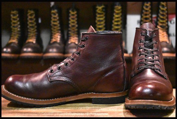 美品　Redwing 9011 ベックマン ブラックチェリー　フェザーストーン 美品” RED WING（レッドウィング） 9011 BECKMAN / ベックマン US6 D