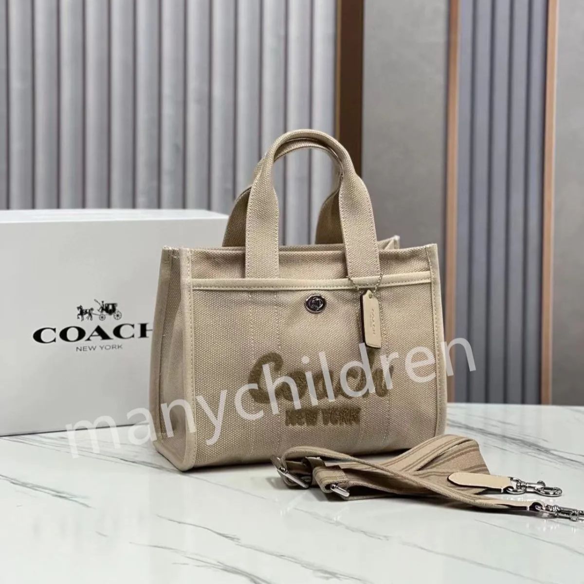 新品未使用★COACH カーゴトート26 ショルダーバッグ2wayハンドバッグ