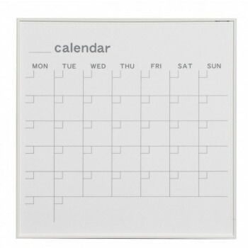 馬印 MR series エムアールシリーズ 壁掛 予定表 カレンダー ホワイトボード W610×H610mm MR22W
