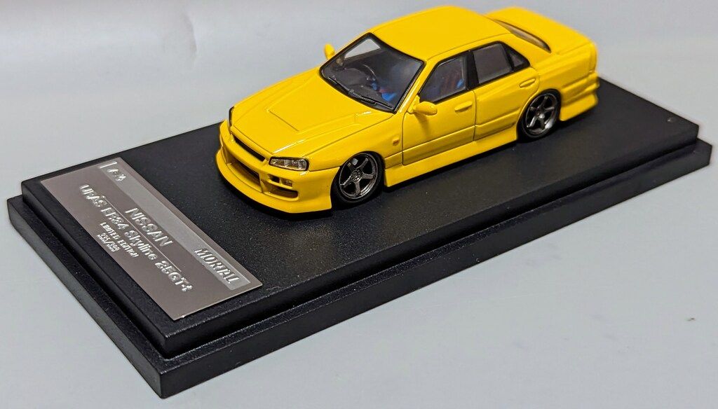 ミニカー Nissan URAS ER34 Skyline 25GT-T 1/64 鋳造金属玩具,車,日産er34スカイライン25gt t,すべて在庫あり