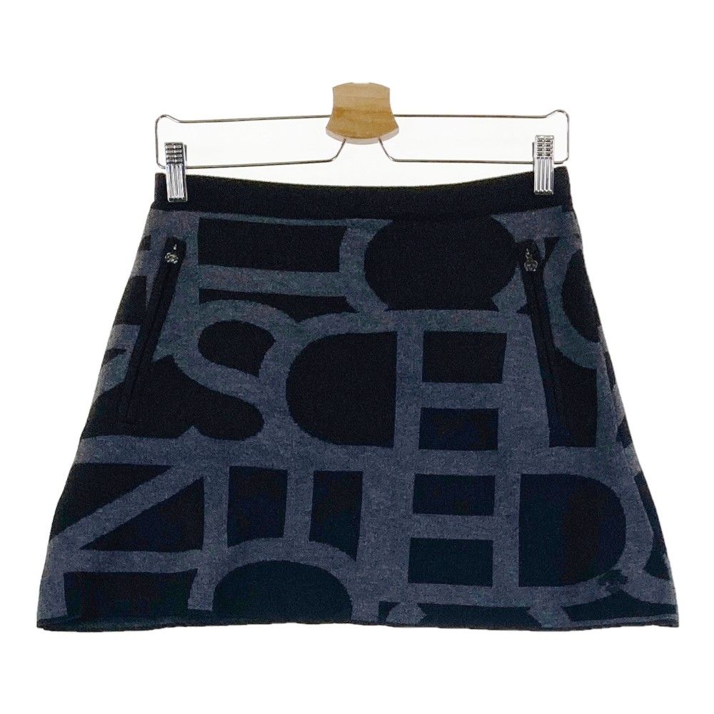 サイズ：M DESCENTE GOLF デサントゴルフ ; ニットスカート 総柄