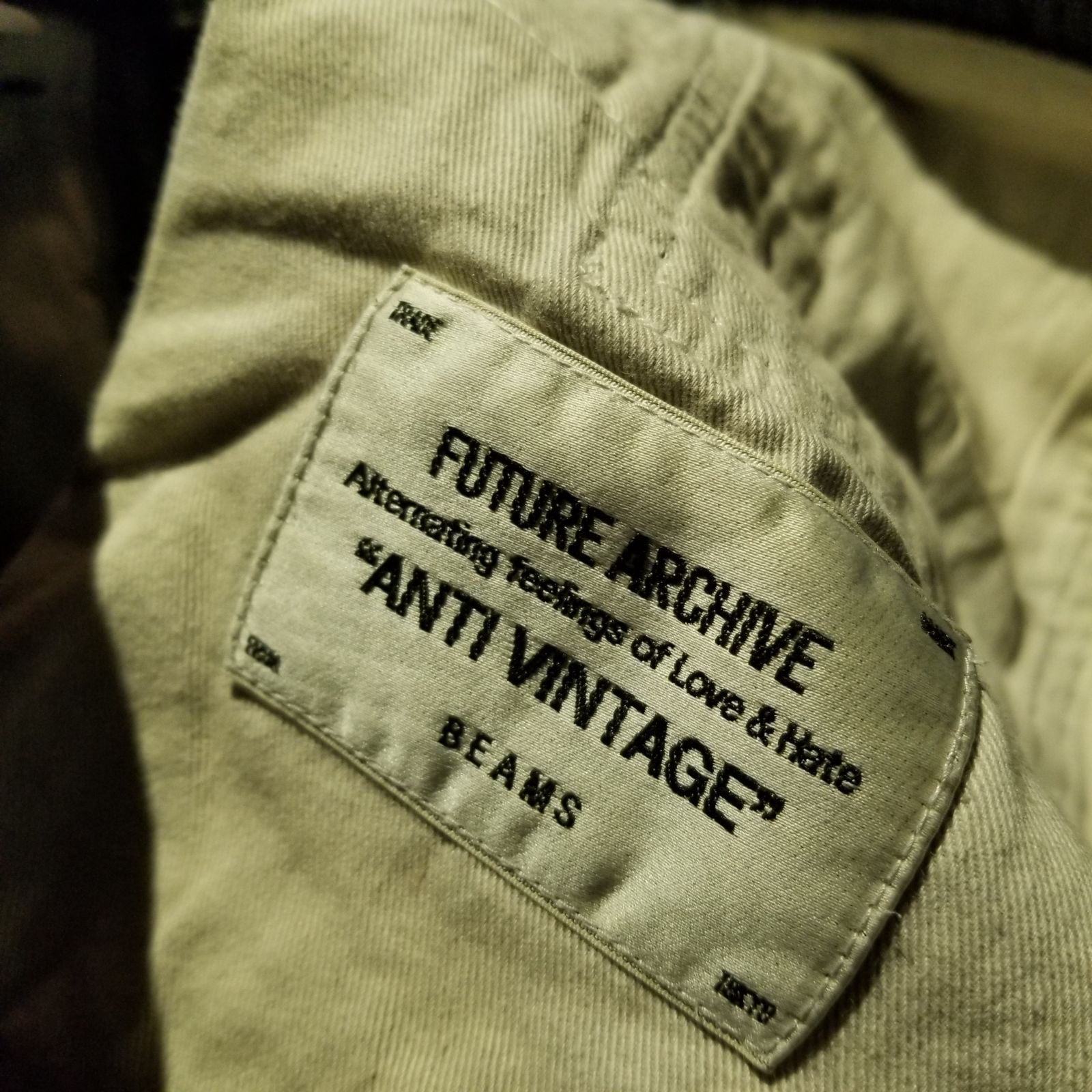 FUTURE ARCHIVE 24ss BUGGY SLAB DENIM PANTS L BEAMS フューチャー 