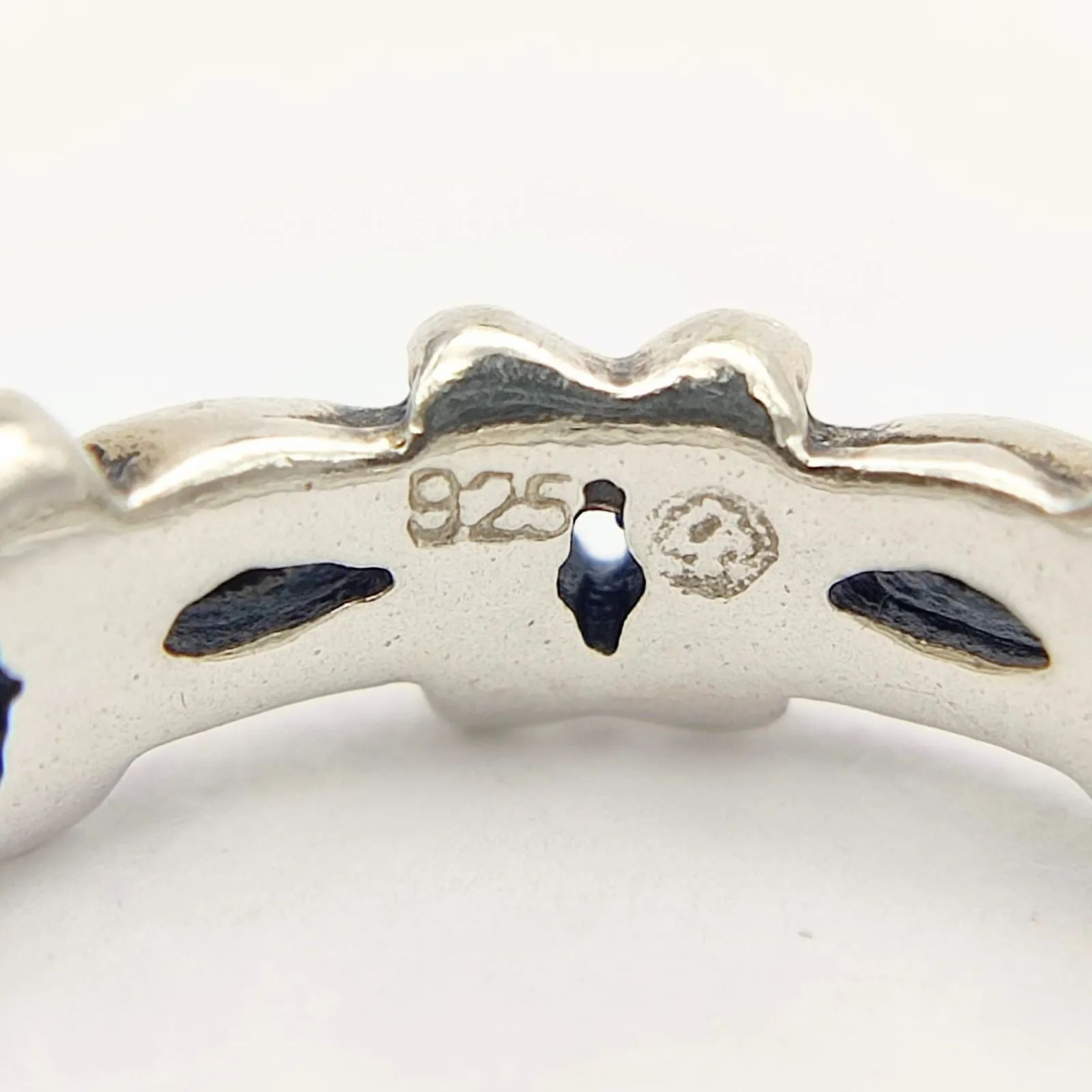 美品】SWC シルバーデザインリング ピンキーリング SILVER シルバー925 