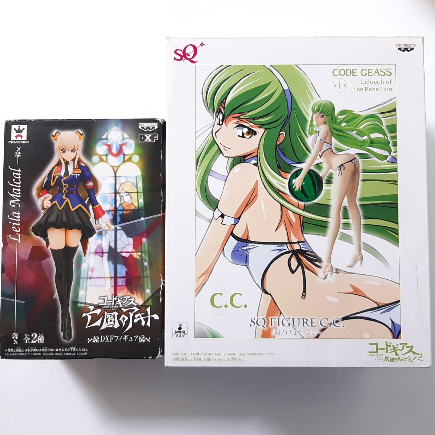 コードギアスDXF　フィギュア　ルルーシュ　カレン　レイラ　アキト コードギアスDXFフィギュアルルーシュカレンレイラアキト