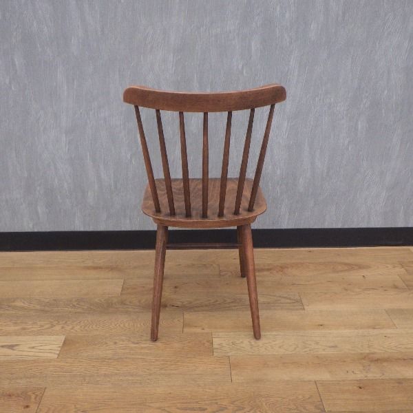 送料無料！】 ダイニングチェア ブラウン アンティーク風ウィンザー