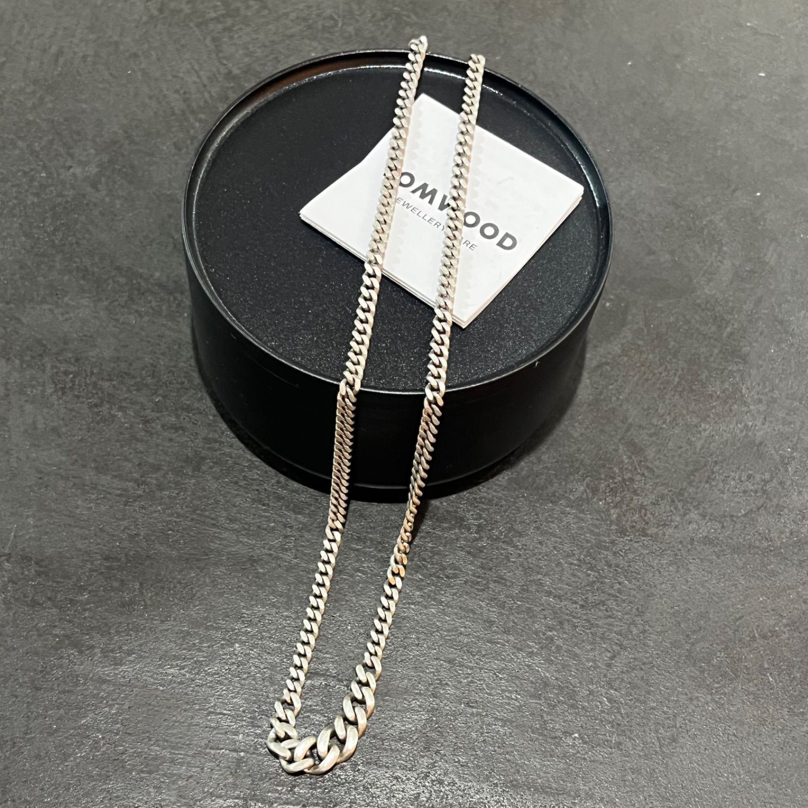 送料関税無料【Tom Wood】40cm Dean Chain ネックレス Dean Chain - Tom Wood Project Official Online Store