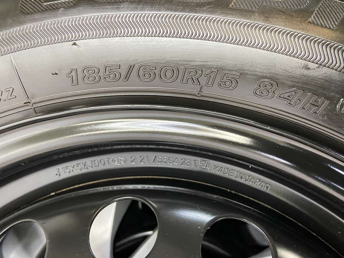 185/60R15 ブリヂストン エコピアEP150 トヨタ純正 G4 15x5.5 45 100-4 