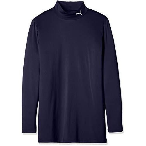 プーマ(PUMA) サッカー コンプレッション ジュニア モックネック 長袖シャツ 656332 ピーコート/プーマホワイト(06) 160cm