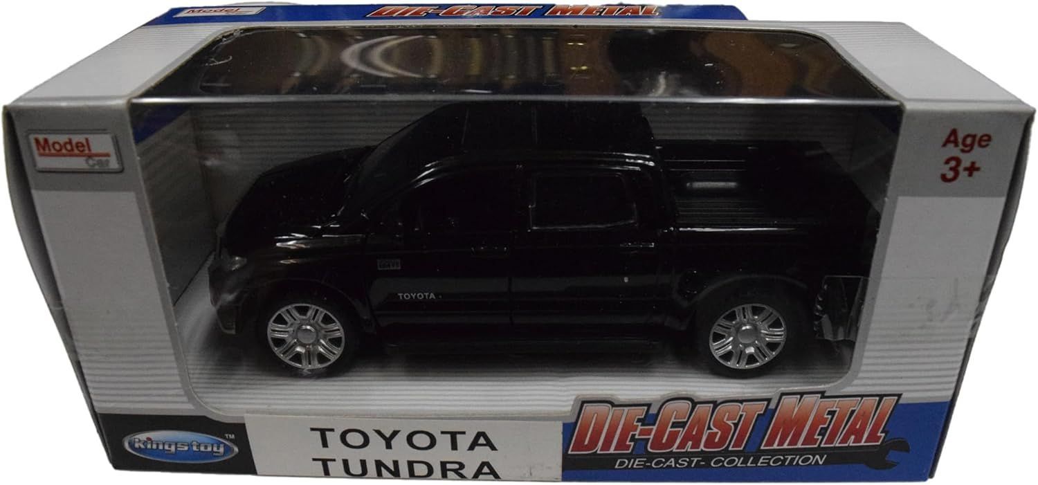 【業界最安値】【在庫豊富】TOYOTA Tundra 1/36スケール 黒 DIECAST ダイキャスト ミニカー プルバック機能付き 完成品