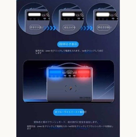 ポータブル電源 大容量 93450mAh キャンプ 防災 Amazon | ポータブル電源 LiFePO4リン酸鉄リチウム電池 大容量