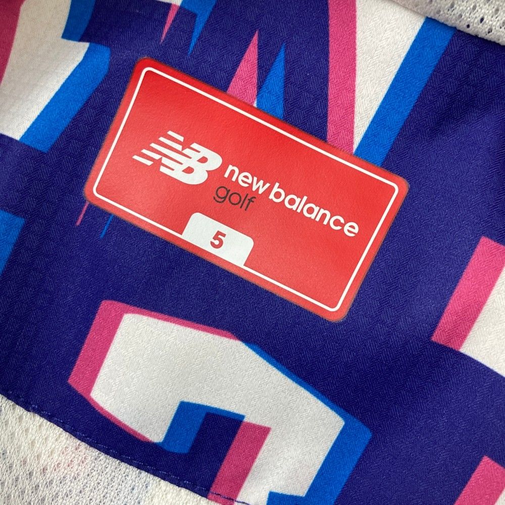 サイズ：5 NEW BALANCE GOLF ニューバランス  ジャケット  ネイビー系 [240101431560] ゴルフウェア メンズ ストスト NEW BALANCE GOLF ニューバランス ジャケット ネイビー系 5