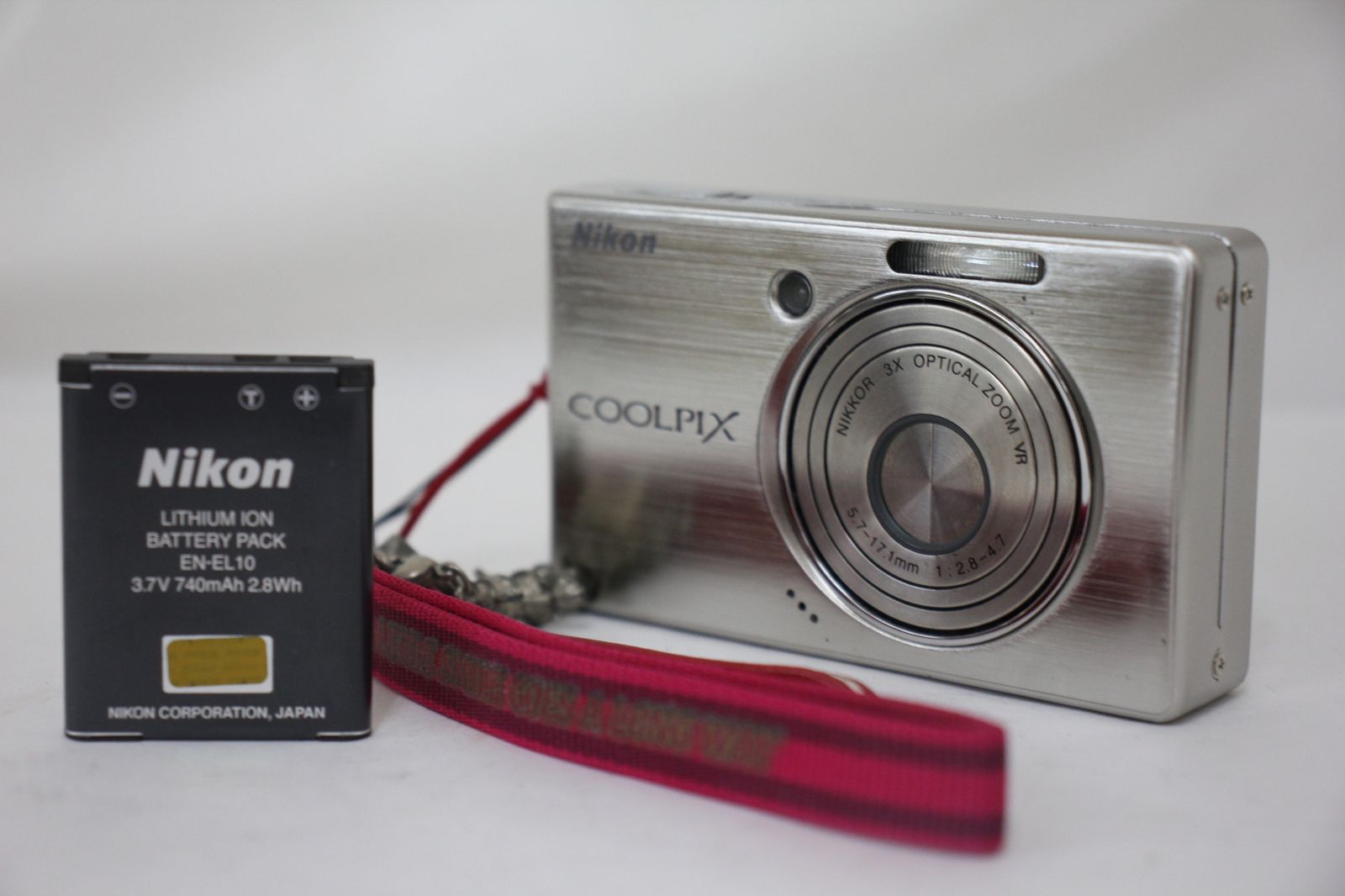 返品保証】 ニコン Nikon Coolpix S510 3x バッテリー付き コンパクト 