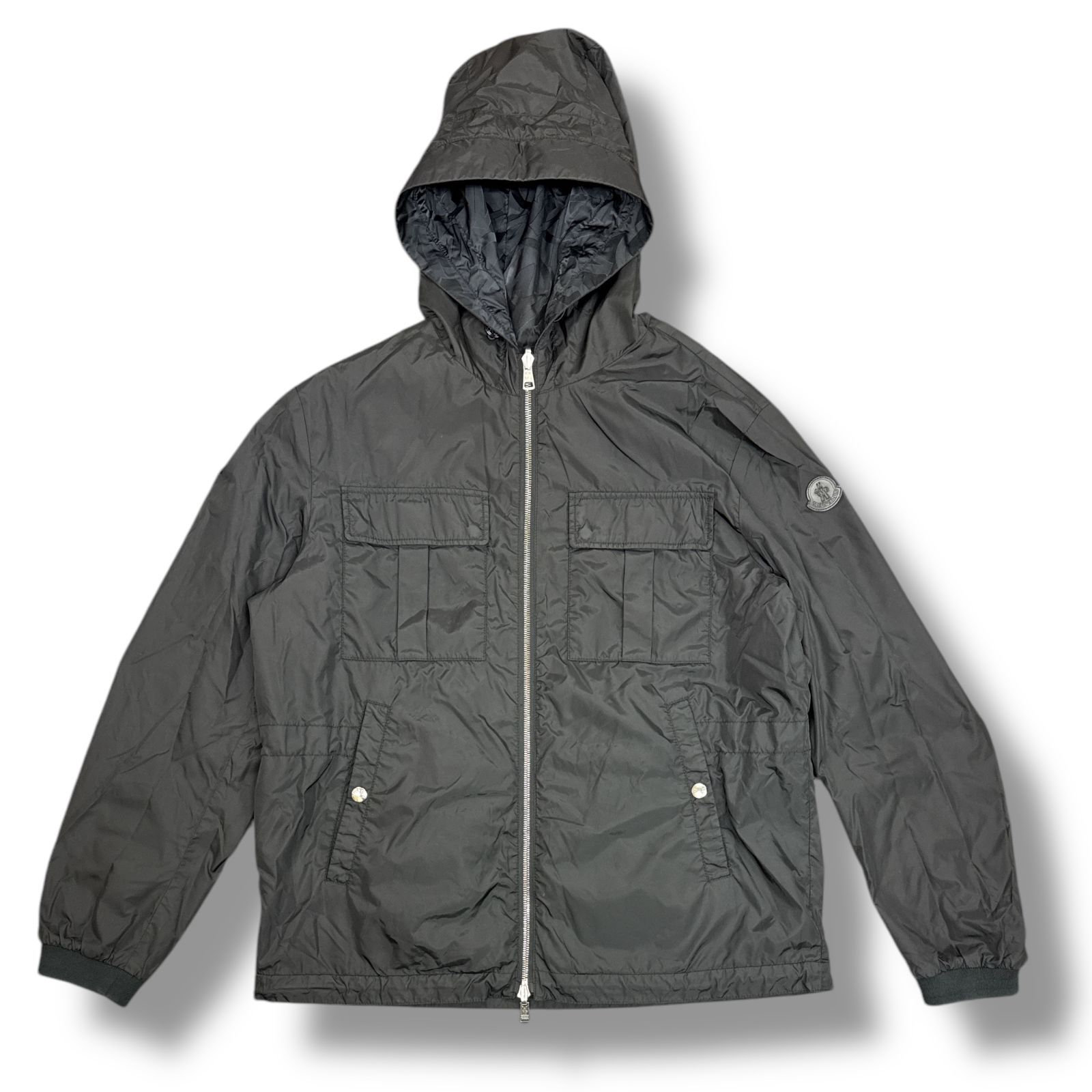 国内正規 MONCLER 20AW CORDIER REVERSIBLE JACKET ロゴ 総柄 