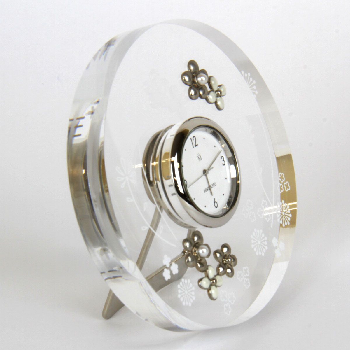 美品『ほぼ未使用』 MIKIMOTO ミキモト 置時計 - メルカリ