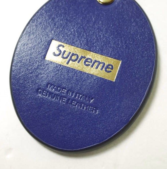Supreme Guadalupe マリア レザー 青 キーホルダー チェーン☆ 新品 SUPREME シュプリーム 23AW Guadalupe Leather Keychain