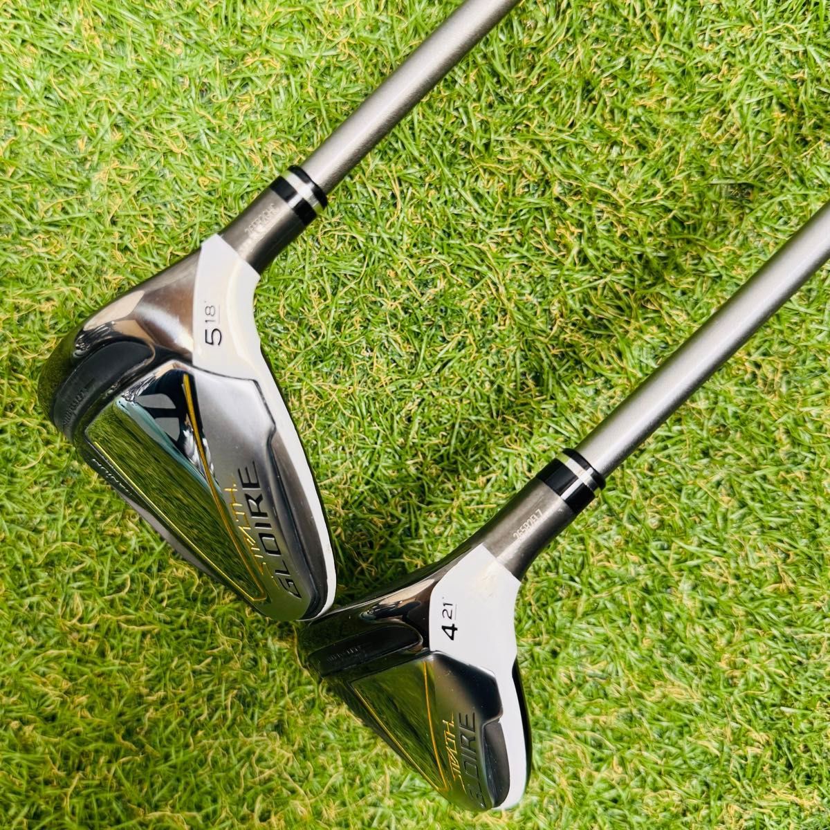 【美品】テーラーメイド ステルスグローレ 5W 4UT R 2本セット 美品】テーラーメイド ステルスグローレ 5W 4UT R 2本セット 中古