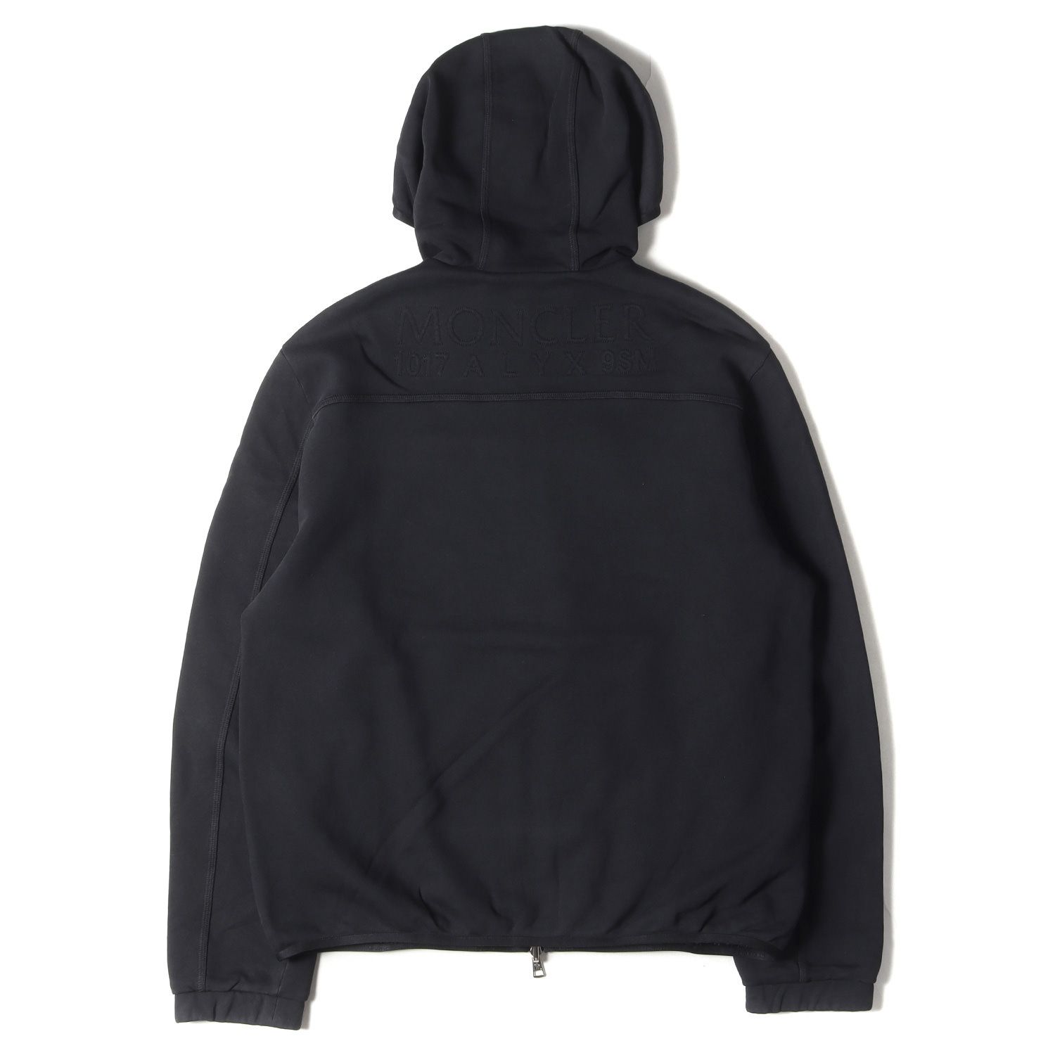 MONCLER 1017 ALYX 9SM ブラックパーカー Moncler Genius - 6 モンクレール 1017 ALYX 9SM アーモンディス