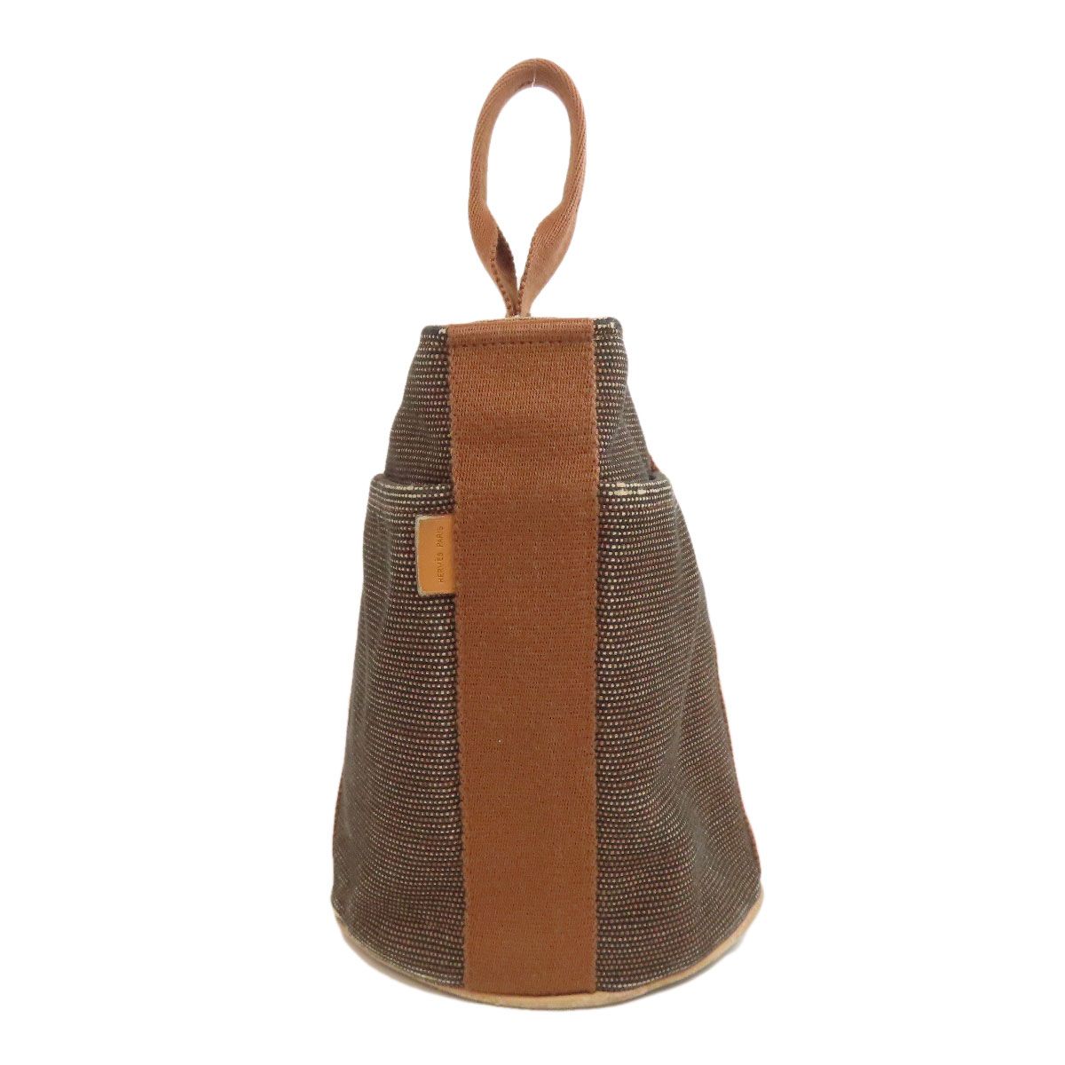 HERMES エルメス サクソーPM ハンドバッグ キャンバス