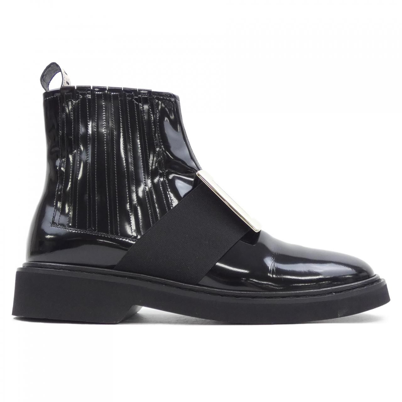 ロジェヴィヴィエ ROGER VIVIER チェルシー ヴィヴ レンジャー メタル ブーツ