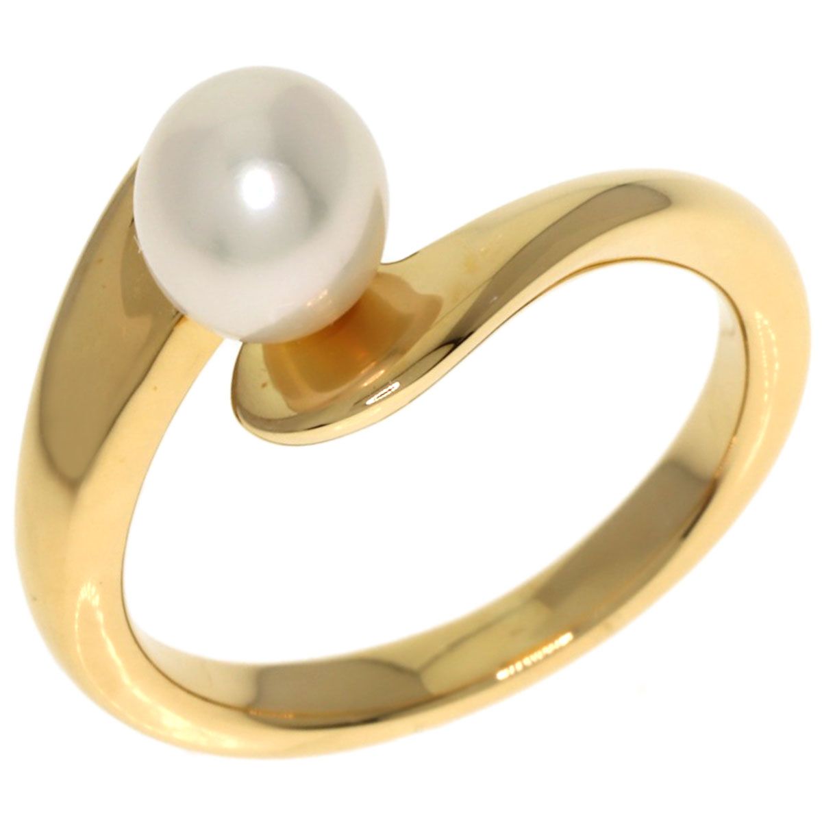 MIKIMOTO ミキモト パール 真珠 リング 指輪 K18YG レディース NICORILABO_COM