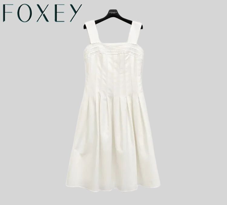 ★未使用に近い★FOXEY/フォクシー カラーリリーノースリーブ ワンピース38 ☆未使用に近い☆FOXEY/フォクシー カラーリリーノースリーブ