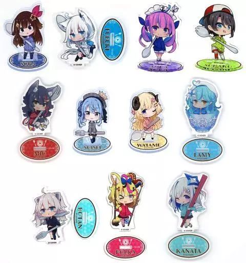 中古】アクリルスタンド・アクリルパネル 全11種セット 「バーチャル 