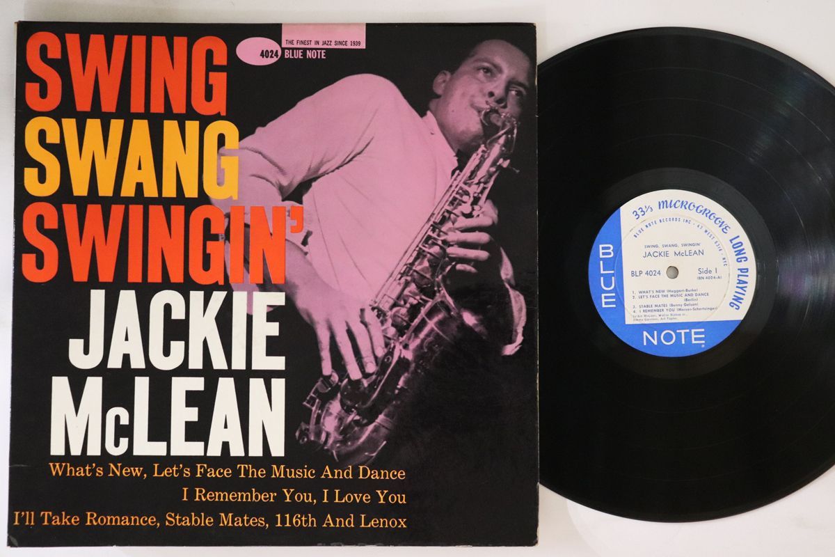 米LP Jackie Mclean Swing Swang Swingin- 039 - Rvg Ear 9m BLP4024 BLUE NOTE |00260