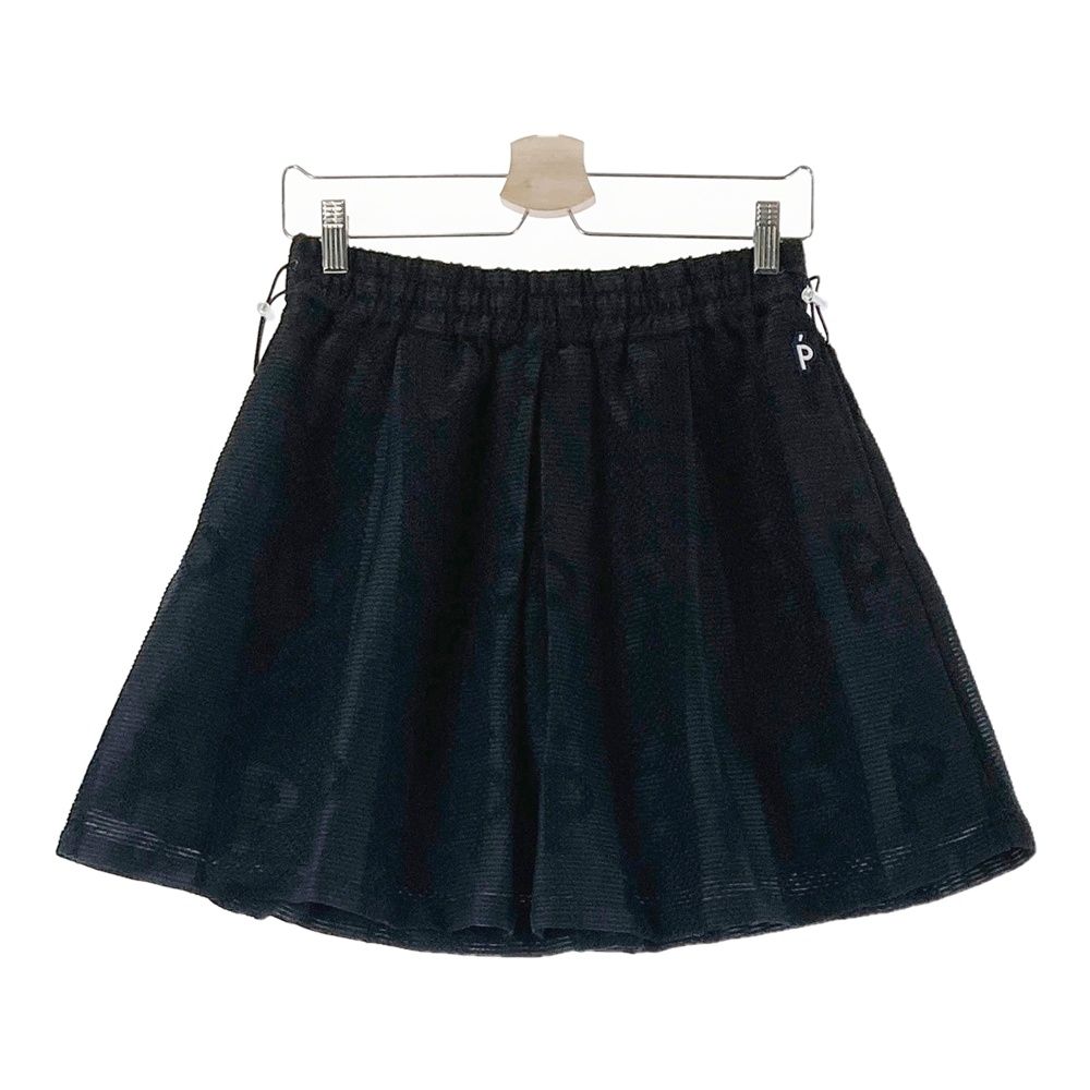 サイズ 1 PEARLY GATES パーリーゲイツ 2025年モデル 裏地付 スカート 総柄 ブラック系 240101474535 ゴルフウェア レディース ストスト