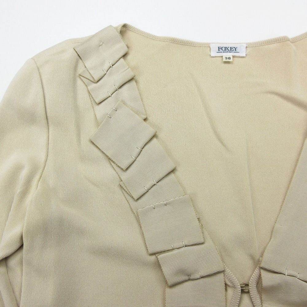 FOXEY ボレロ FOXEY☆リネン100%人気のボレロ 34 Rene （FOXEY BOUTIQUE