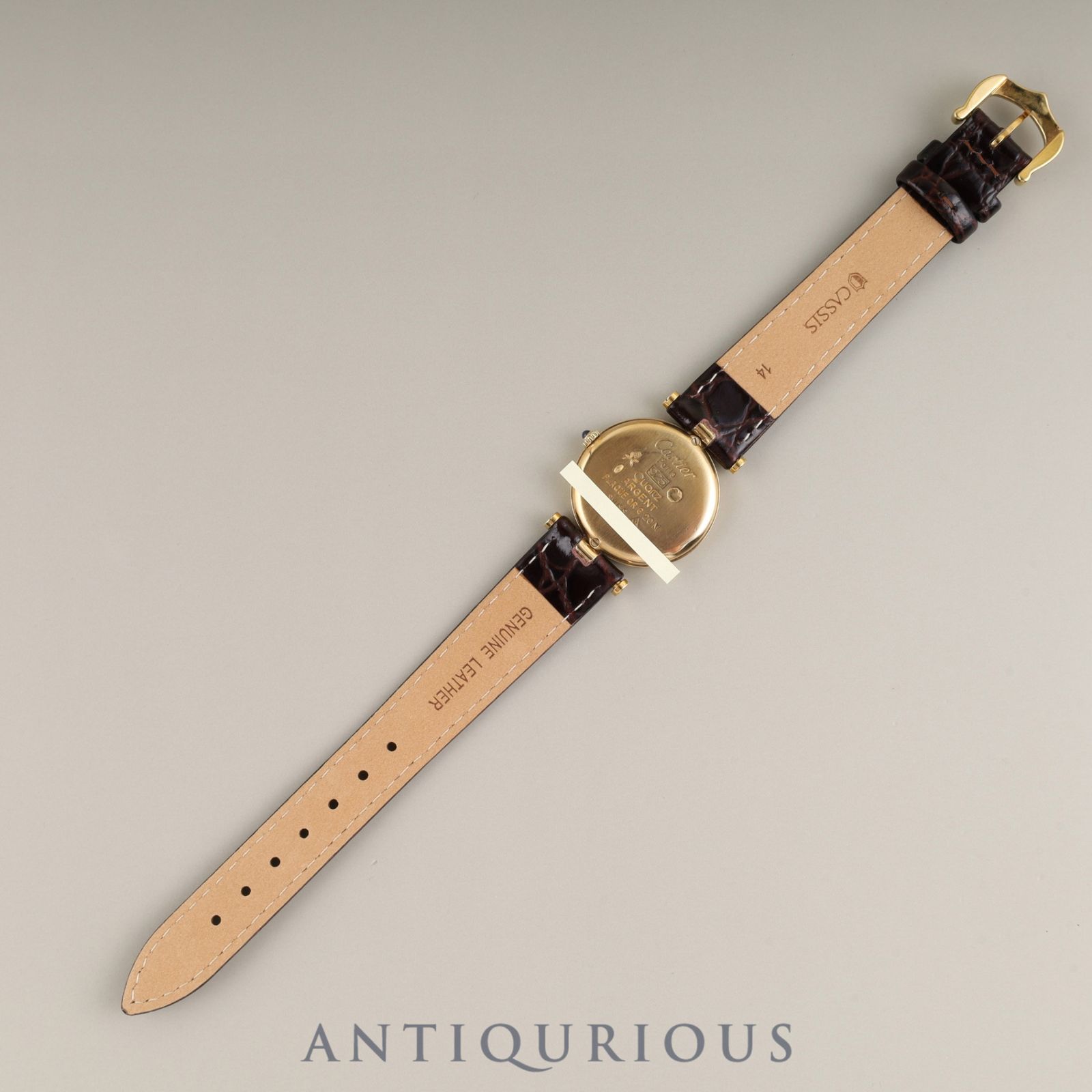 カルティエ マスト ヴァンドーム VLC SM 18 クォーツ Cal.81 SV925 SS  