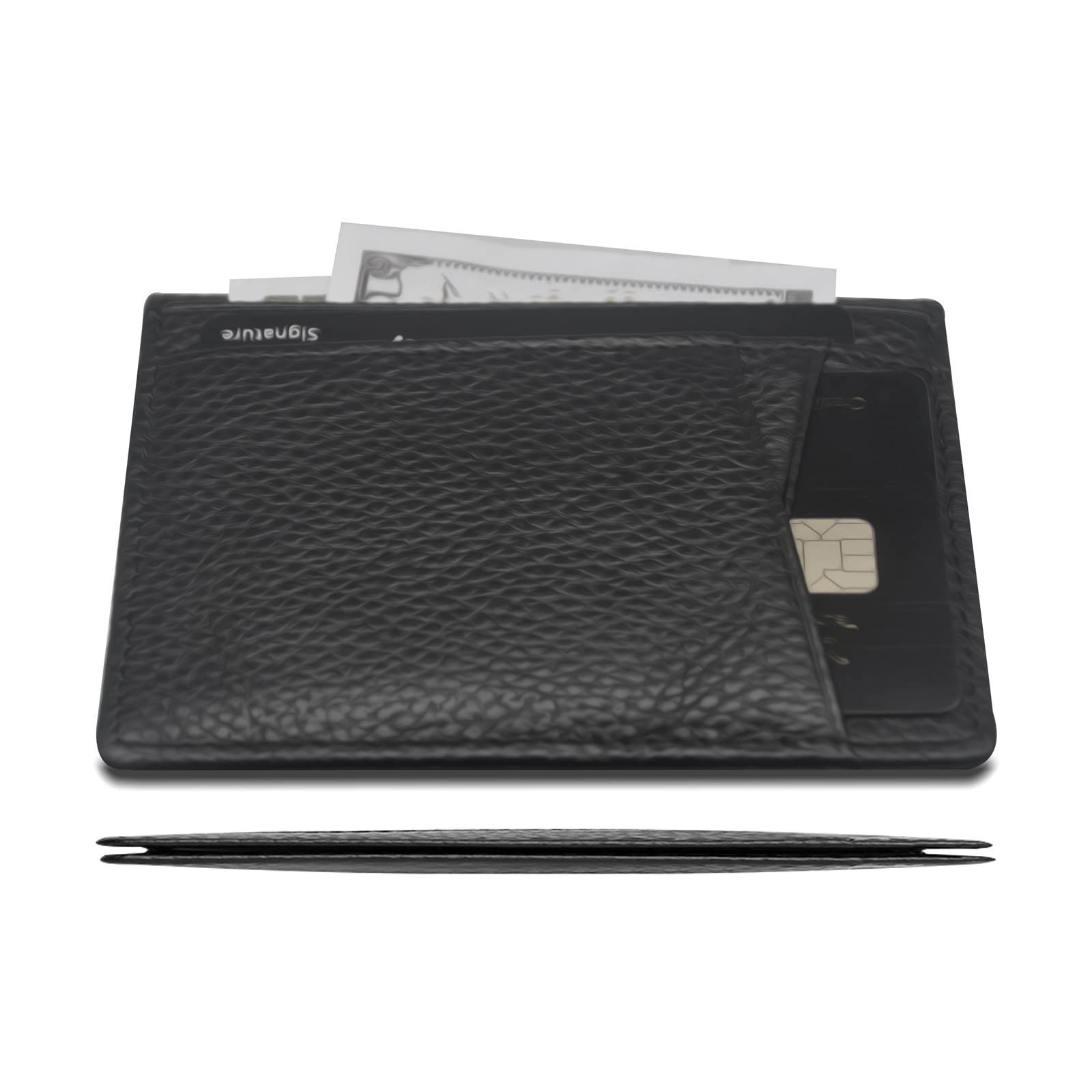 [KAKUYI] 極薄財布 カードケース メンズ 小さい 本革 薄型 財布 ミニ財布 一流 の 財布 防止 RFID カードケース 8枚収納 2つのIDウィンドウ 人気・おすすめ｜使いやすい・旅行におすすめ 品質保証 全国発送 日本国内発送・最短翌日お届け