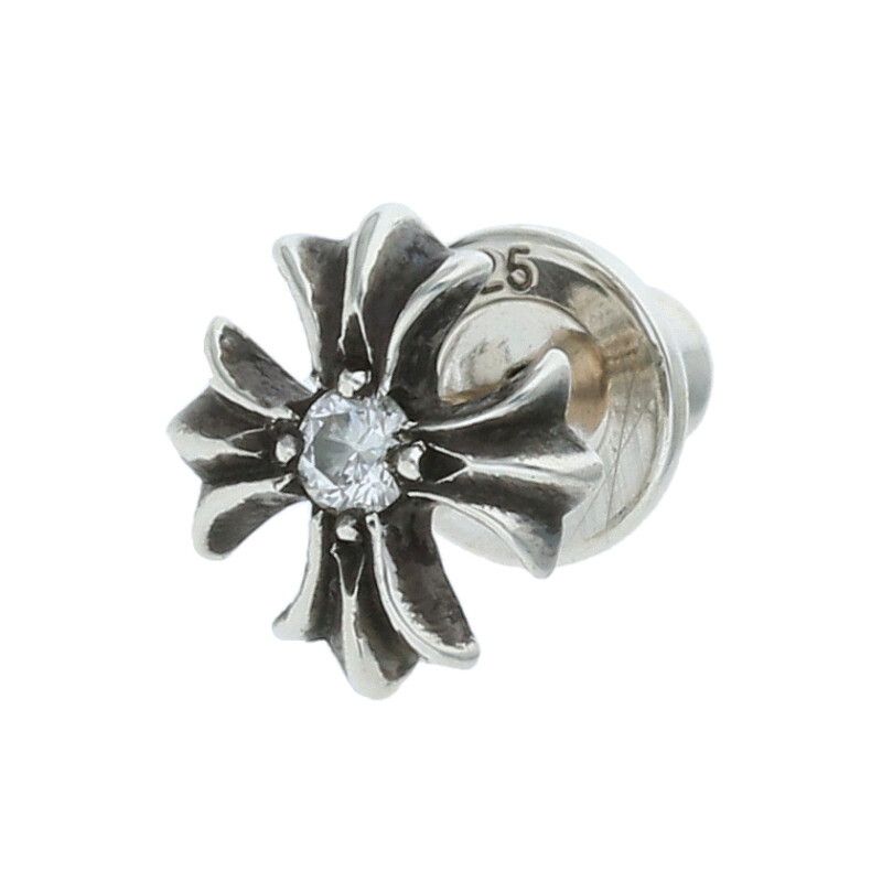 クロムハーツ No2 CH PLS DIA/CHプラススタッド 1ダイヤ/シルバー  