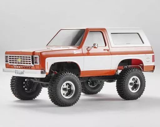 ラジコン 1|24 シボレー K5 ブレイザー オレンジ リアリスティックRC完成モデル 2.4GHz仕様 FMS12403RTROR