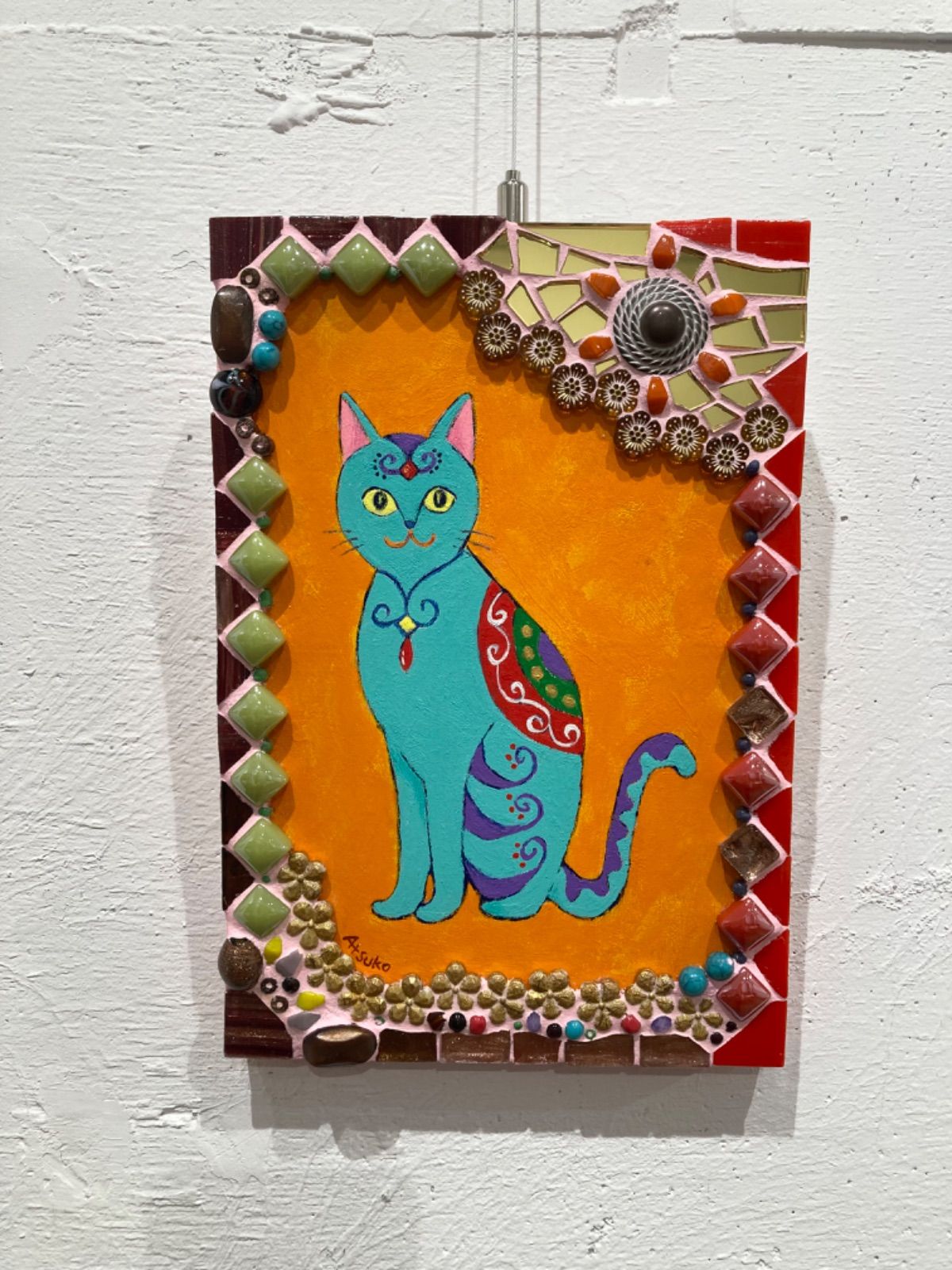 絵画u0026モザイクアート「きらびやかに」