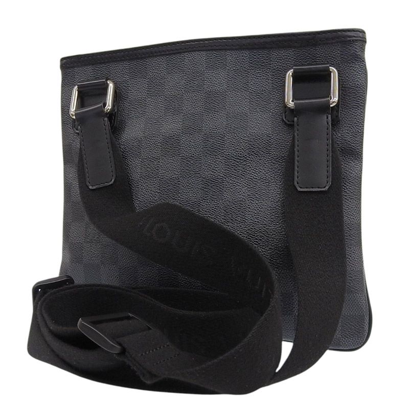 Louis Vuitton ダミエグラフィット ショルダーバッグ ルイヴィトングラフィット トマス 14137 黒/グレー メンズ