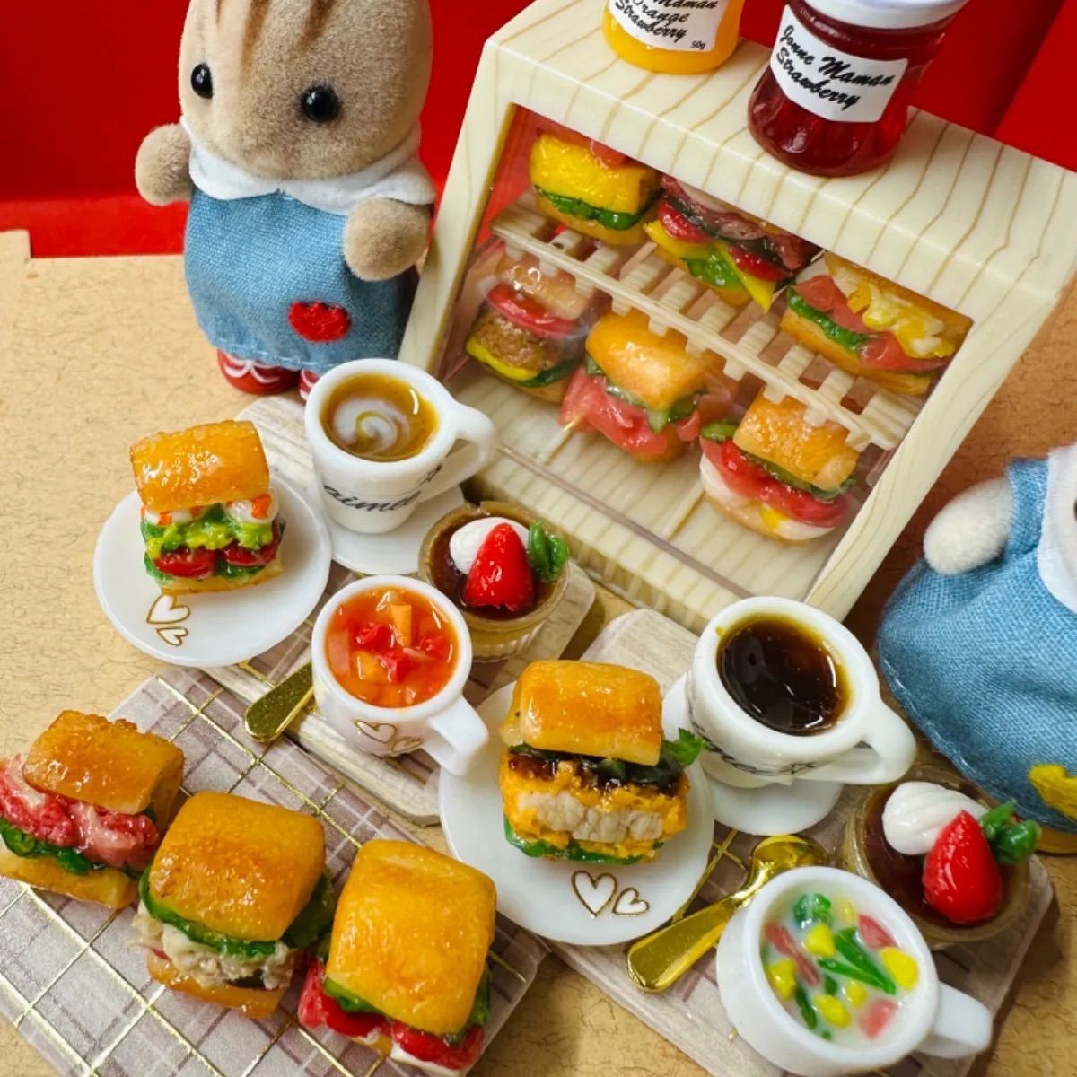 ミニチュア サンドイッチ屋さん サンドイッチ ベーカリー ミニチュア サンドイッチ屋さん サンドイッチ ベーカリー