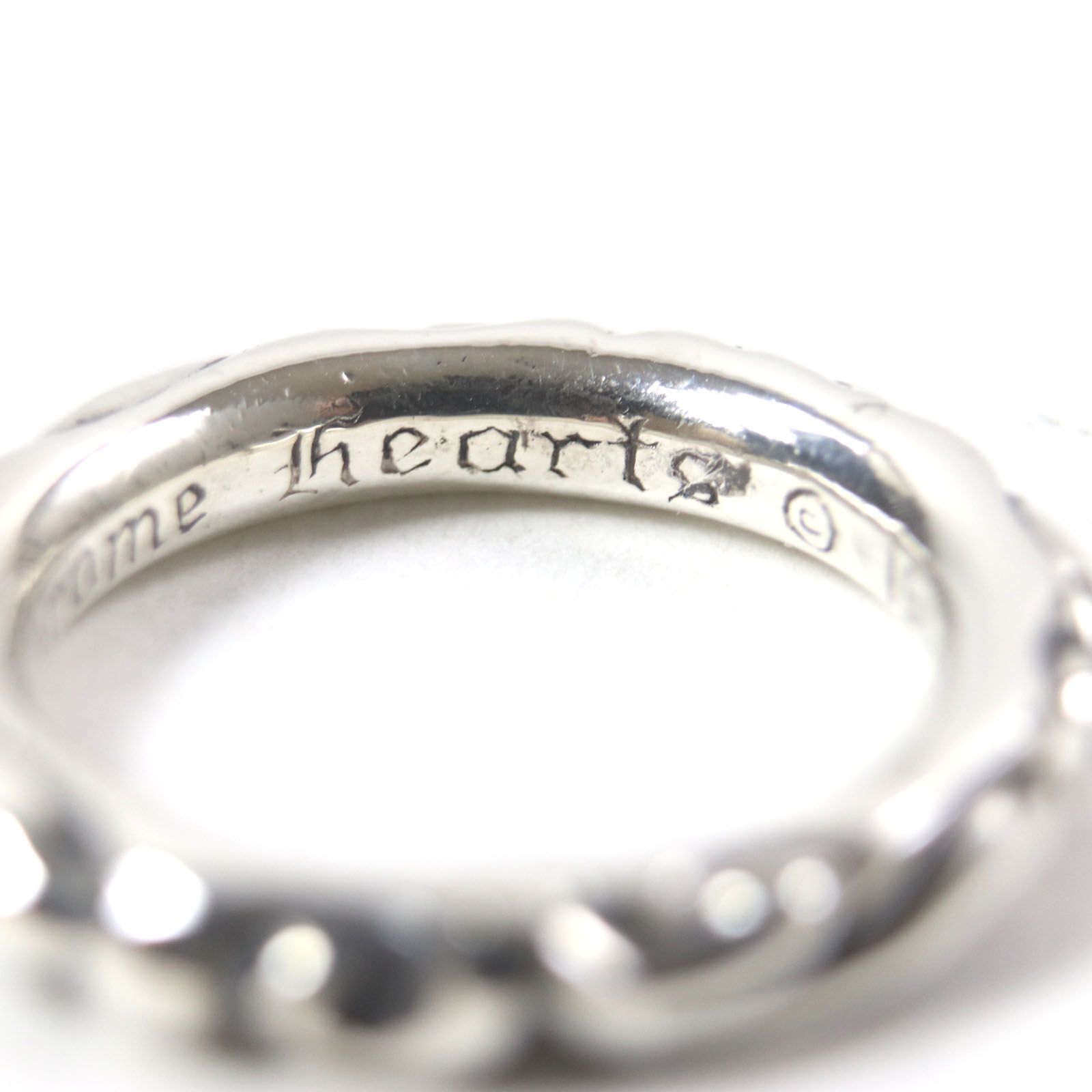 極美品▽CHROME HEARTS クロムハーツ SCRL BAND スクロール