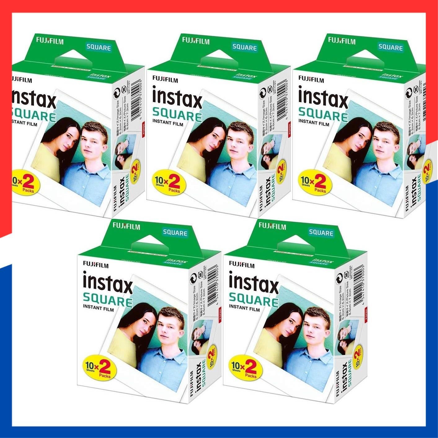 FILM チェキフィルム 100枚セット FUJI スクエア INSTAX OLKIEQZ SQUARE インスタックススクエア