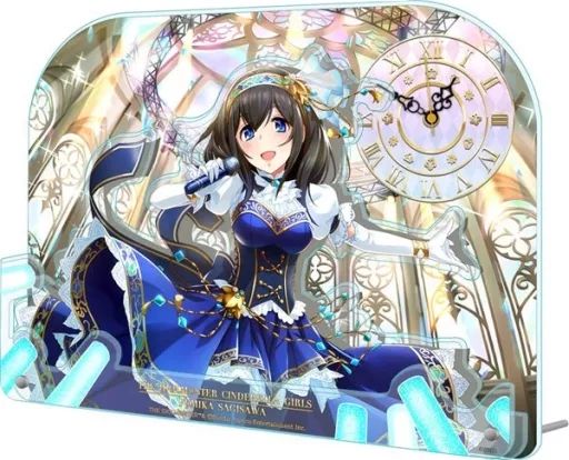 置き時計 壁掛け時計 鷺沢文香 ブライトメモリーズ Ver. BIGアクリル置時計 アイドルマスター シンデレラガールズ