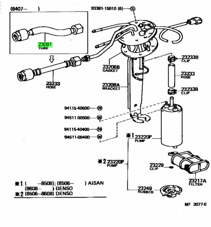 トヨタ TOYOTA 純正 レビン トレノ フューエル ホース 燃料ホース AE86 フューエルポンプ 燃料ポンプ パーツ エンジン タイヤ バンパー 検索 マフラー