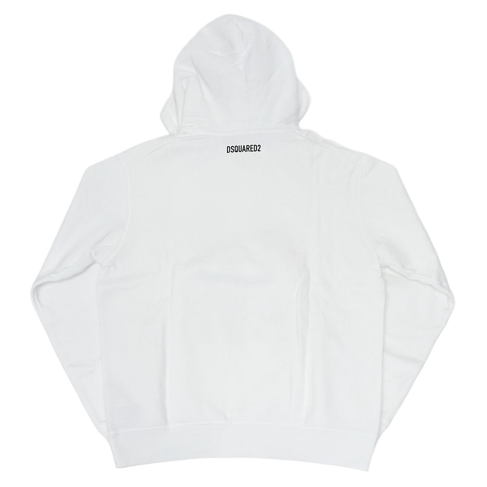 DSQUARED2 Ciro Cool Fit Hoodie パーカー サイズ XL ホワイト 定価90200円 S79GU0105 ディースクエアード メンズ 5Q3 J06392 KCT21