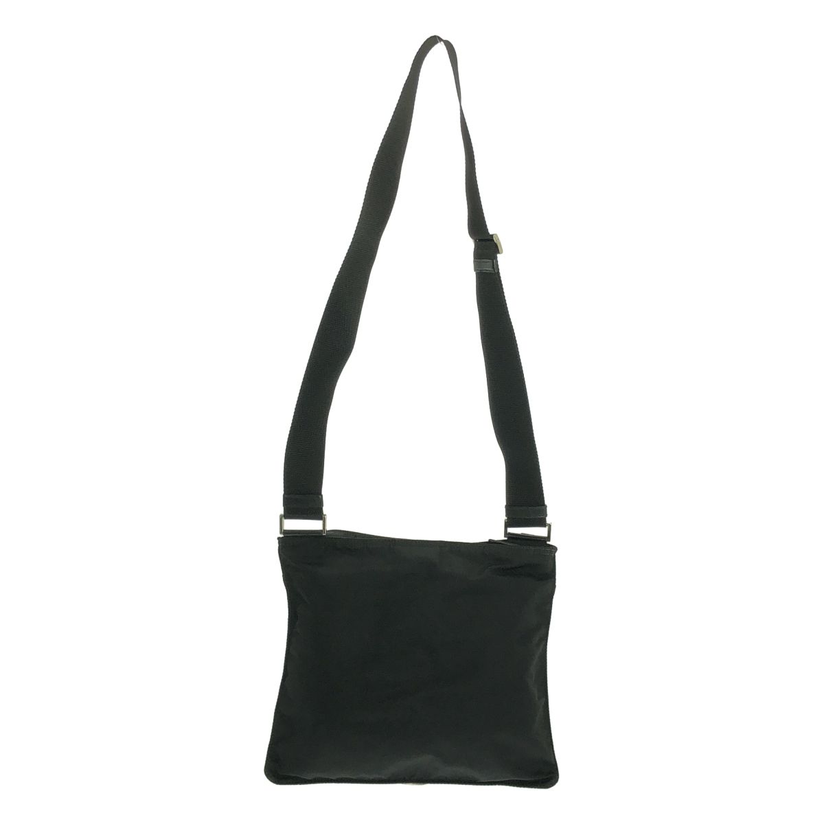 PRADA プラダ ナイロン トライアングルロゴ ショルダーバッグ ブラック レディース