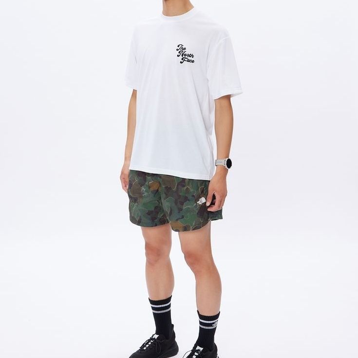 ノースフェイス ノベルティ フリーランショーツ トレイルカモグリーン