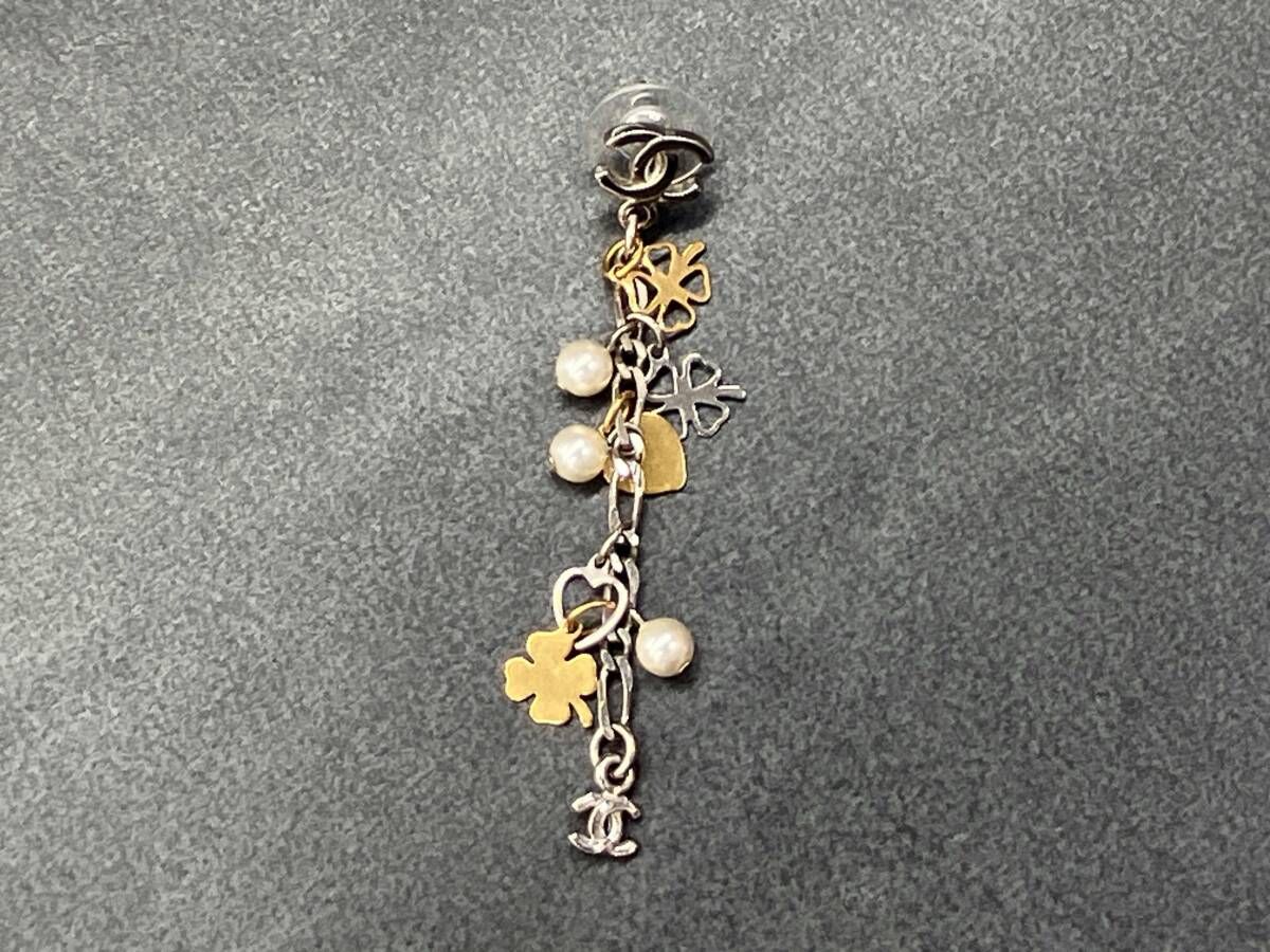 CHANEL シャネル 片耳ピアス 08 P ブランドアクセサリー - メルカリ